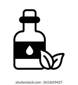 Take a look at this amazing icon of herbal oil in trendy style