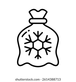 Take a look at this amazing icon of gift bag, ready to use vector