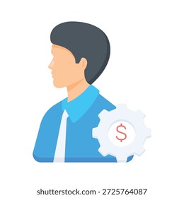 Echa un vistazo a este increíble ícono de la gestión de dinero, listo para usar Vector
