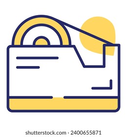 Take a look at this beautiful and visually appealing icon of tape dispenser, ready for premium use