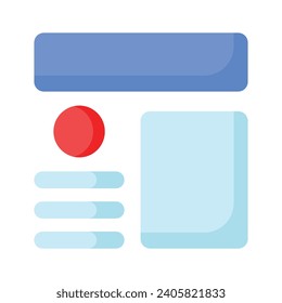 Take a look at this beautifully designed website wireframes, wireframing, layout, template icon