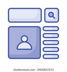 Take a look at this beautifully designed website wireframes, wireframing, layout, template icon