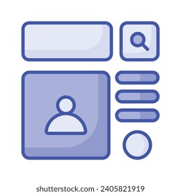 Take a look at this beautifully designed website wireframes, wireframing, layout, template icon