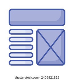 Take a look at this beautifully designed website wireframes, wireframing, layout, template icon