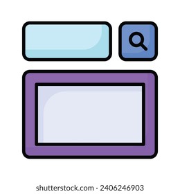Take a look at this beautifully designed website wireframes, wireframing, layout, template icon