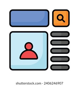 Take a look at this beautifully designed website wireframes, wireframing, layout, template icon