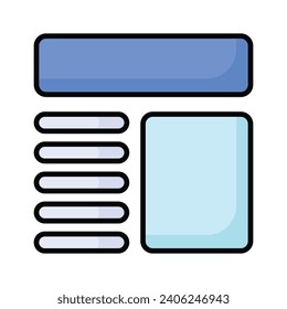 Take a look at this beautifully designed website wireframes, wireframing, layout, template icon