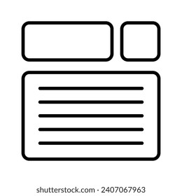 Take a look at this beautifully designed website wireframes, wireframing, layout, template icon