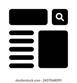 Take a look at this beautifully designed website wireframes, wireframing, layout, template icon