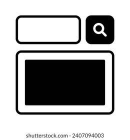 Werfen Sie einen Blick auf diese wunderschön gestalteten Web-Wireframes, Wireframing, Layout, Vorlagensymbol