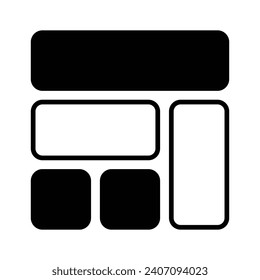 Take a look at this beautifully designed website wireframes, wireframing, layout, template icon
