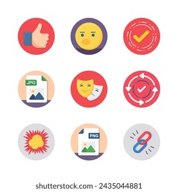 Take a look at this beautifully designed random icons set in flat style