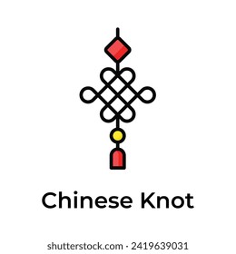 Take a look at this creative and amazing Chinese knot icon