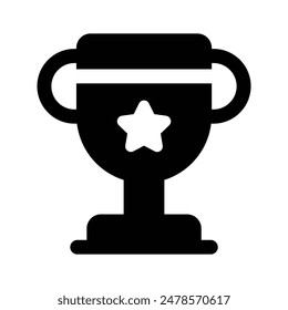 Take a look at this creative icon of sports trophy, easy to use vector