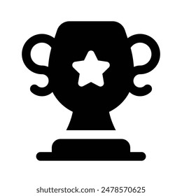 Take a look at this creative icon of sports trophy, easy to use vector