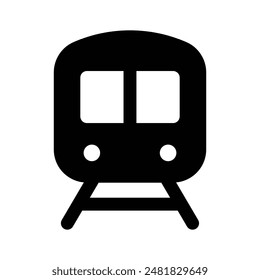 Take a look at this creative icon of train in editable style