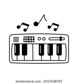 Take a look at this creatively crafted musical keyboard vector design