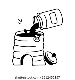Take a look at this premium icon of butter production