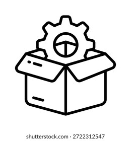 Eche un vistazo a este icono de diseño único de desarrollo de productos