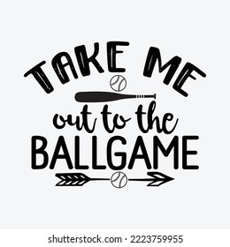 Take me out to the Ballgame Mom Svg craft cricut cut files