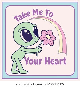 Take Me To Your Heart Vector Design