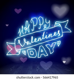 Take my heart, hand written lettering positive quote, calligraphy poster vector illustration. Valentines Day Card Calligraphy. Background in show