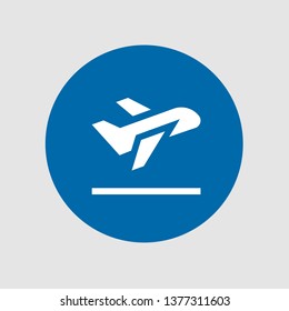  Take off icon. Editable  Take off icon for web or mobile.