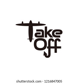 Take Off Letter Vector Logo