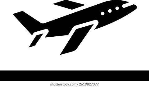 Take Off vector icon. Can be used for printing, mobile and web applications.