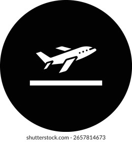 Take Off vector icon. Can be used for printing, mobile and web applications.
