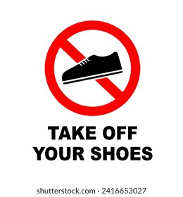 take off your shoes set pack stickers editable with transparent background