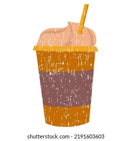 Take Out Coffee Cup. Coffee To Go For Cafe And Coffee Take Away. Vector Illustration