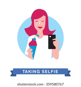 Take a photo selfie