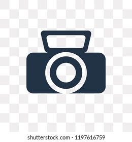 Take a photo vector icon isolated on transparent background, Take a photo transparency concept can be used web and mobile