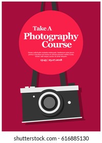 Take a Photography Course Poster Design