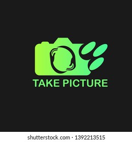 take picture logo design template
