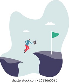 Arrisque-se a uma oportunidade de sucesso, a uma decisão arriscada, à determinação ou à coragem de superar o challenge.character do design.