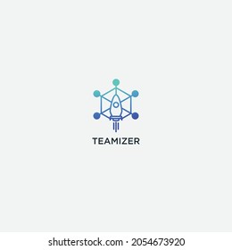 take of rocket logo and lab technology