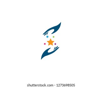 Take a star icon illustration