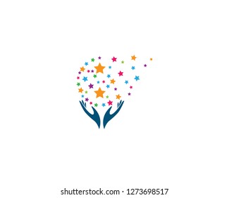 Take a star icon illustration