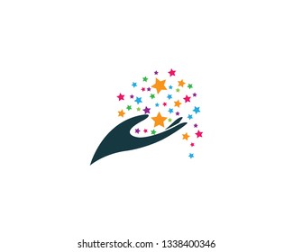 Take a star icon illustration
