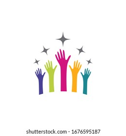 Take a star icon illustration
