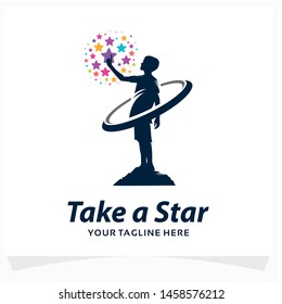 Take a Star Logo Design Template