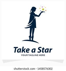 Take a Star Logo Design Template
