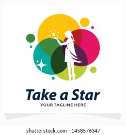 Take a Star Logo Design Template