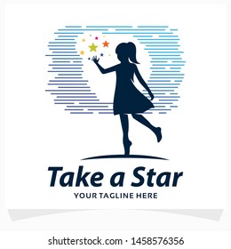 Take a Star Logo Design Template