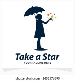 Take a Star Logo Design Template