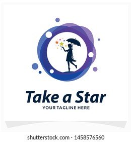 Take a Star Logo Design Template