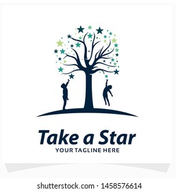 Take a Star Logo Design Template