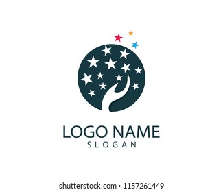 Take a star symbol illustration